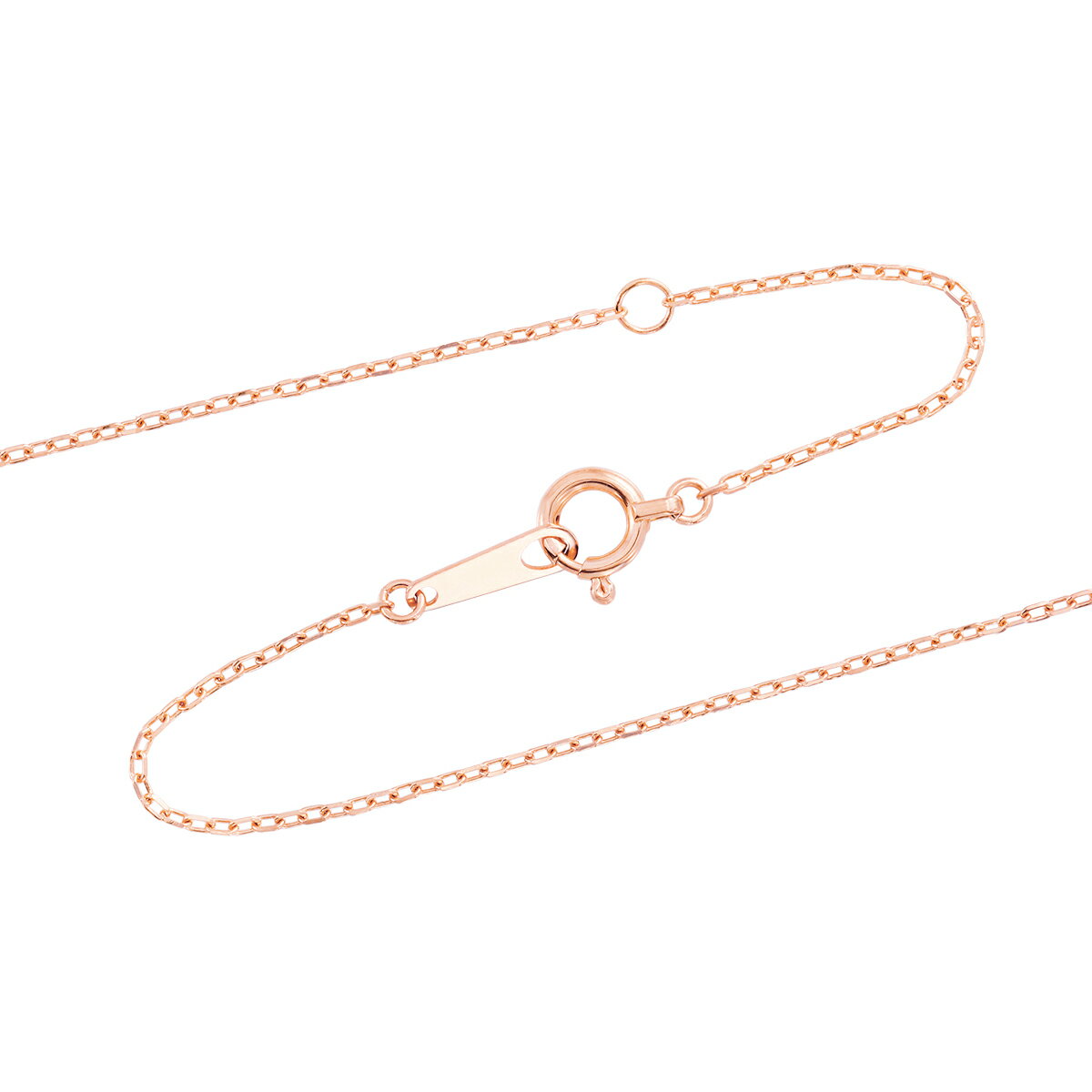 K10ピンクゴールドネックレス