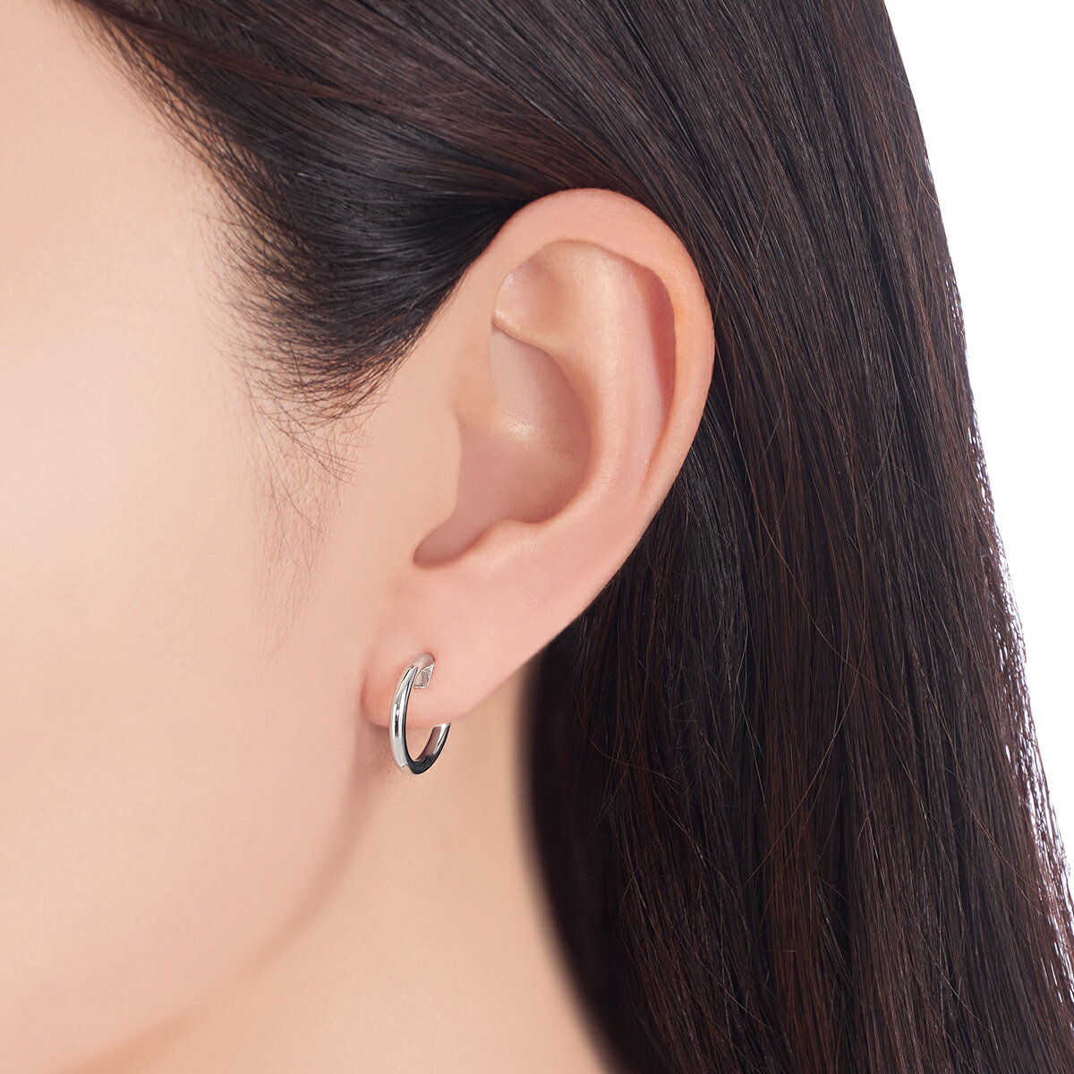 【SALE】 K10ホワイトゴールドイヤリング