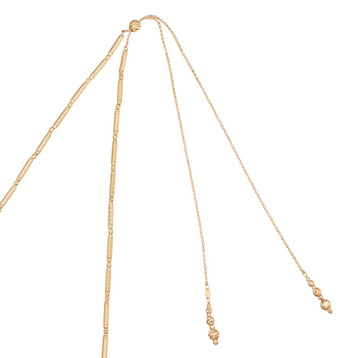 K18イエローゴールドロングネックレス