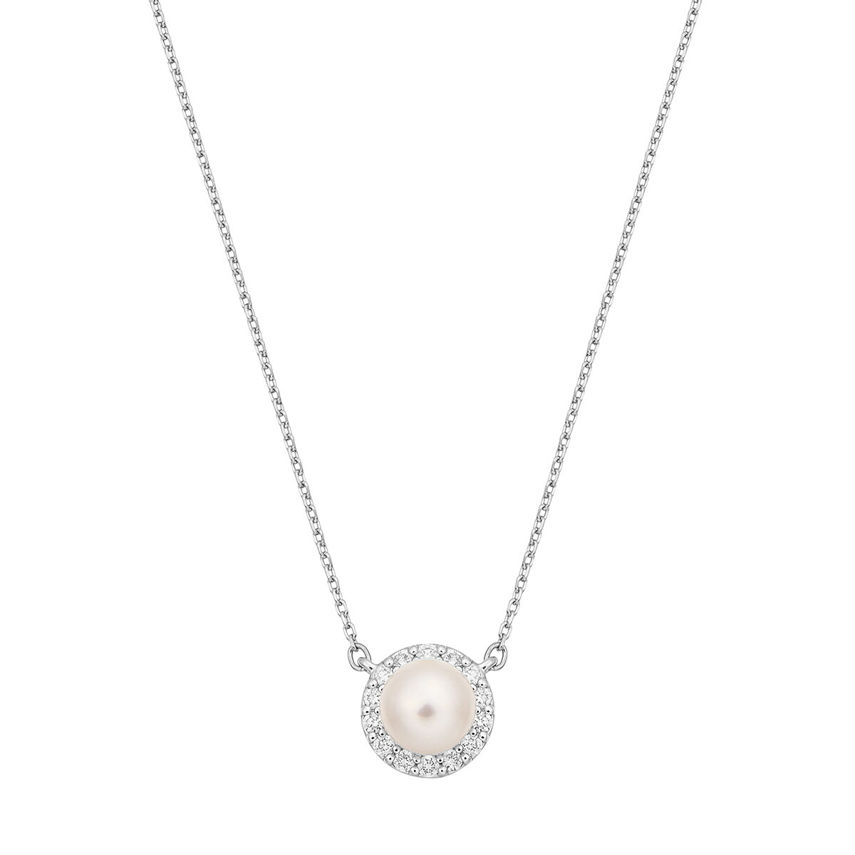 プラチナアコヤ真珠ネックレス（4.5mm）