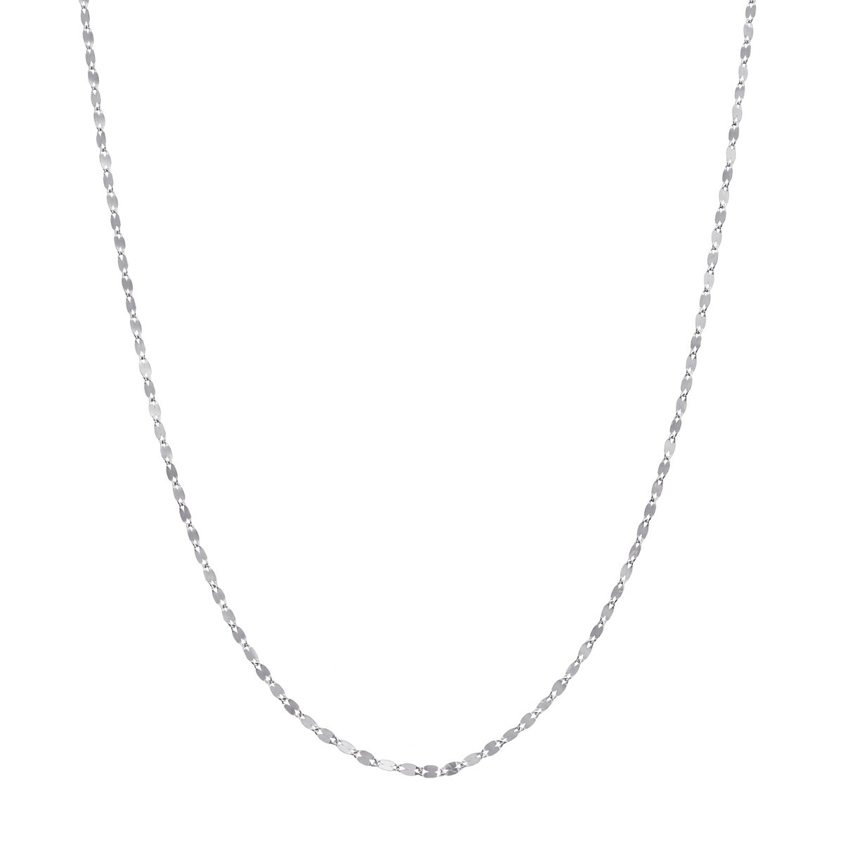 K18ホワイトゴールドネックレス（45cm）のサムネイル