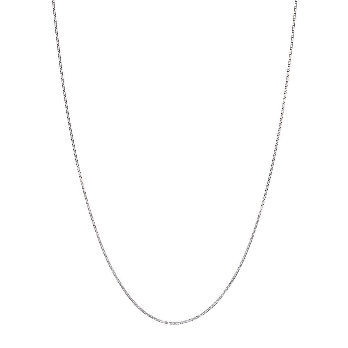 K14ホワイトゴールドネックレス（40cm）のサムネイル