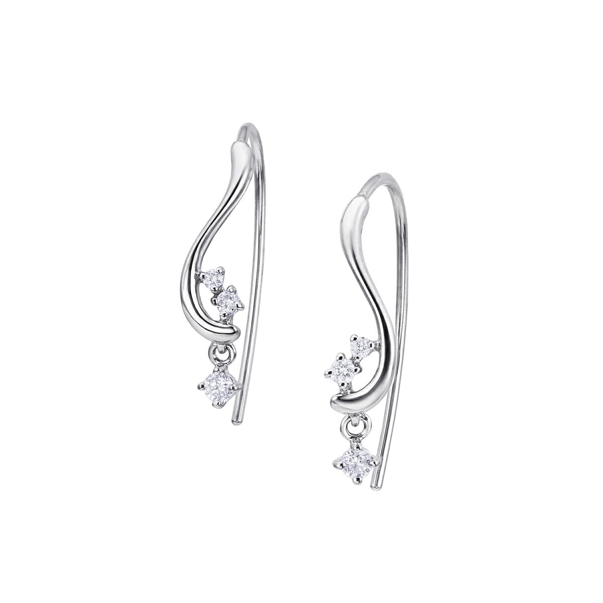 【SALE】 プラチナダイヤモンドピアス