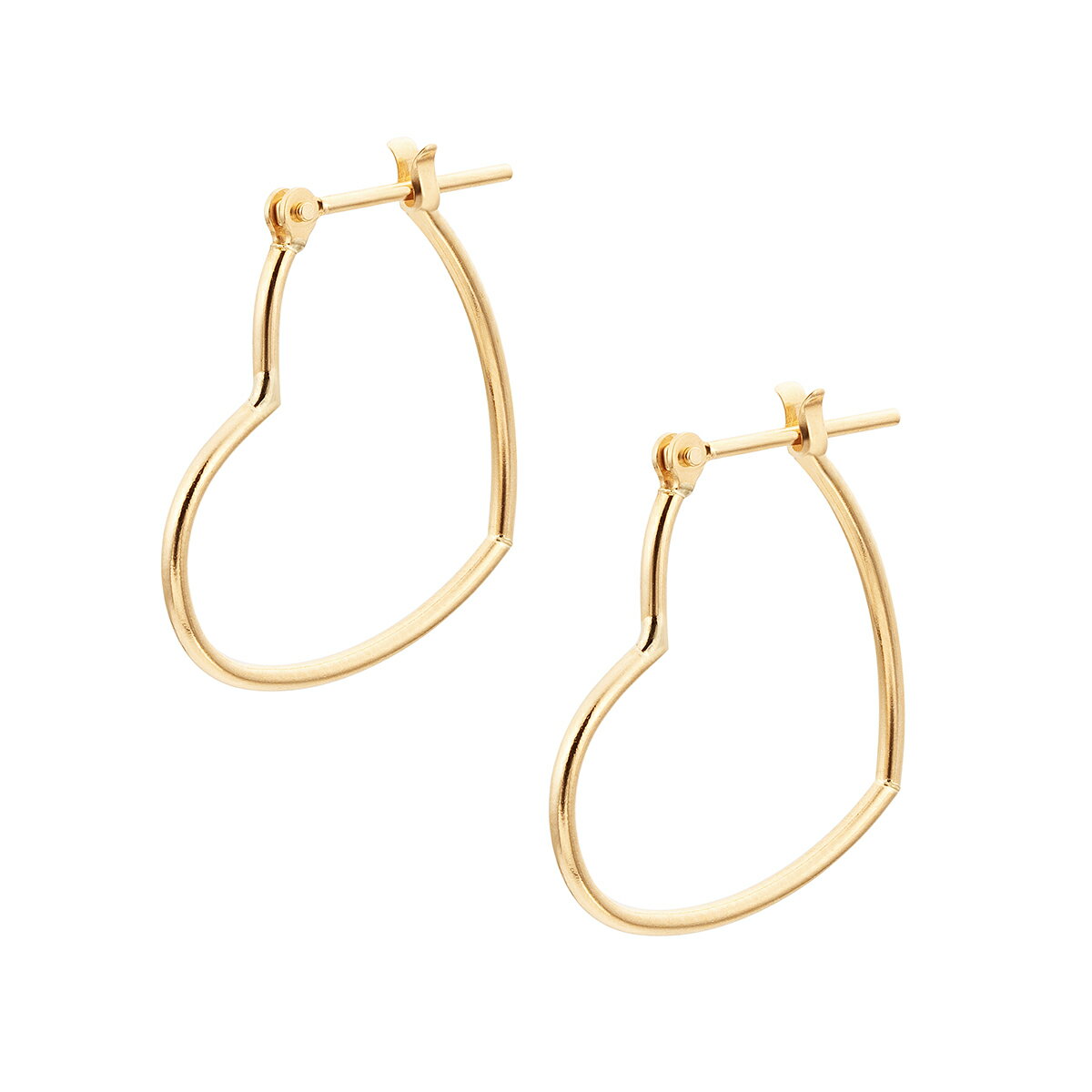 専用❗️ツツミ ハート フープピアス　k18 ジュエリーツツミ ダイヤ ピアス ツツミ ハート フープピアスk18 ジュエリーツツミ ダイヤ ピアス