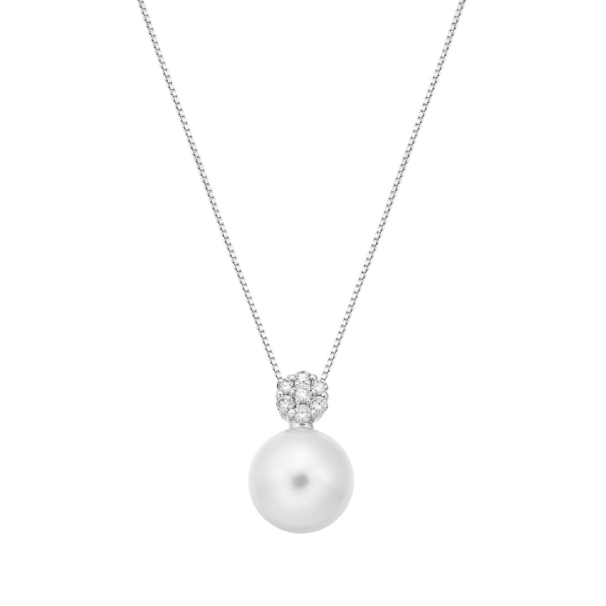 プラチナアコヤ真珠ネックレス（8.5mm）