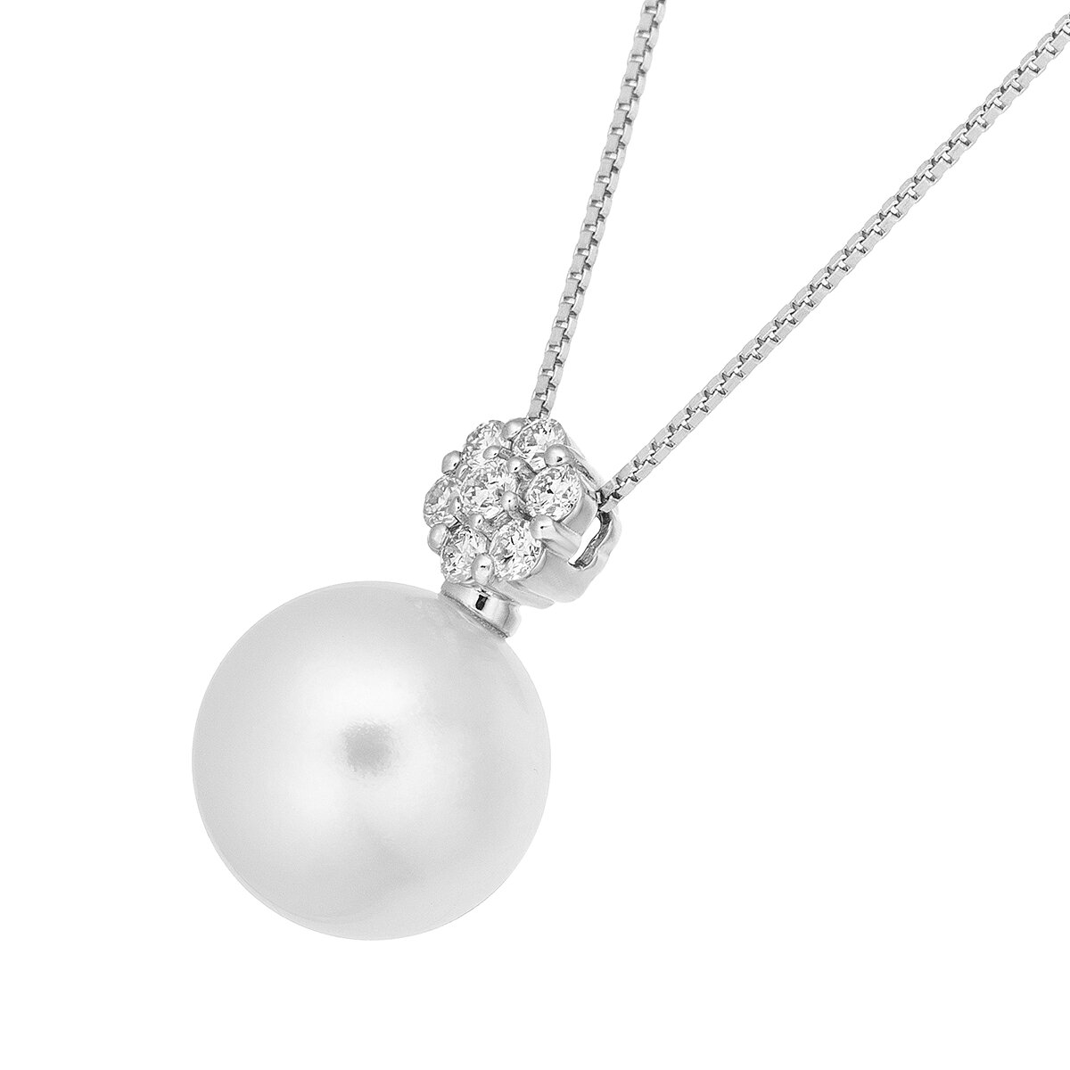 プラチナアコヤ真珠ネックレス（8.5mm）
