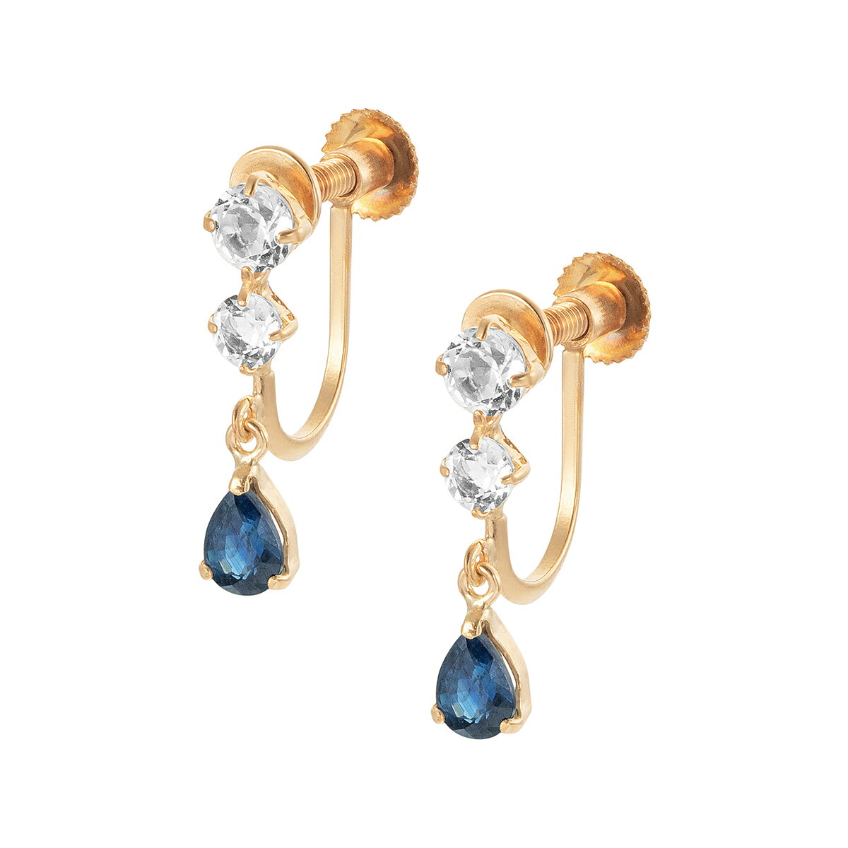 楽天市場】サファイア（イヤリング｜レディースジュエリー