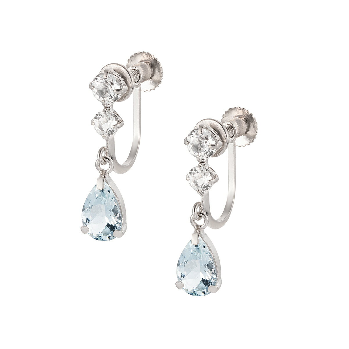 K10ホワイトゴールドアクアマリン...