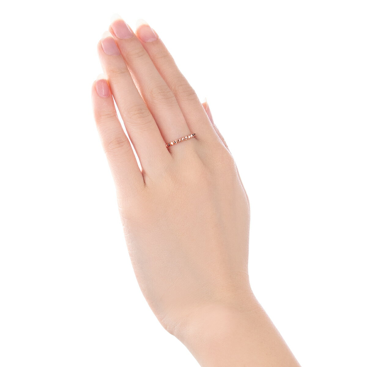 K18ピンクゴールドリング