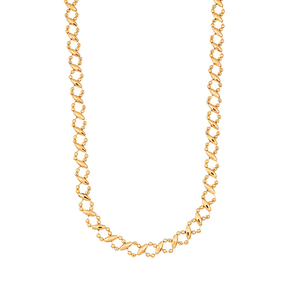 K18イエローゴールドネックレス