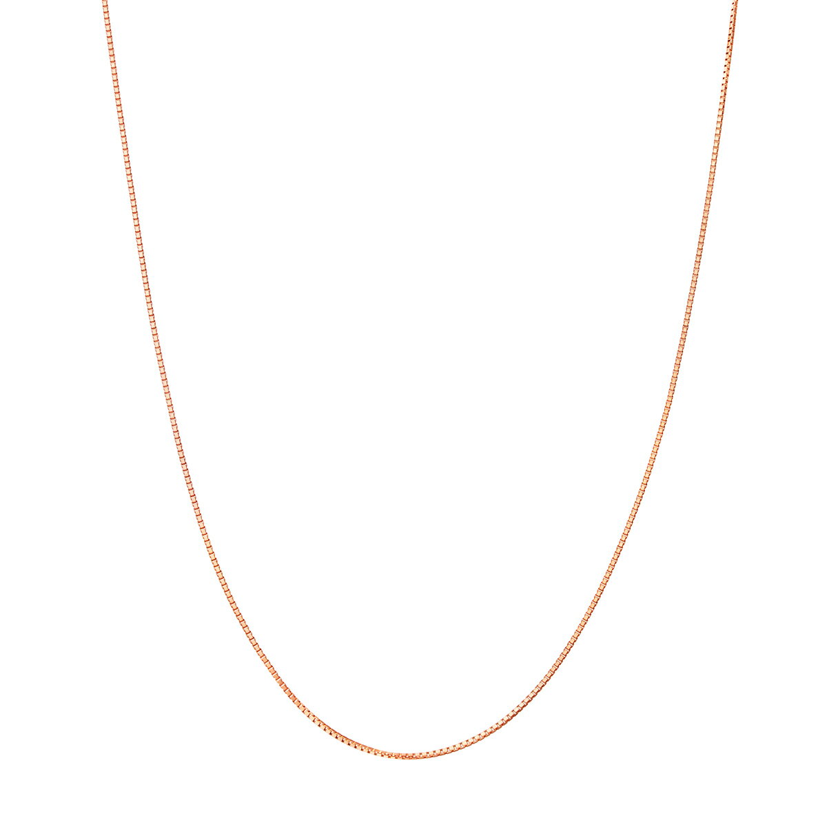 K18ピンクゴールドネックレス（45cm）