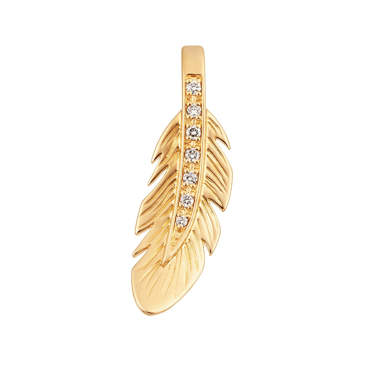 K18イエローゴールドダイヤモンドペンダント