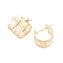 K10イエローゴールドピアス