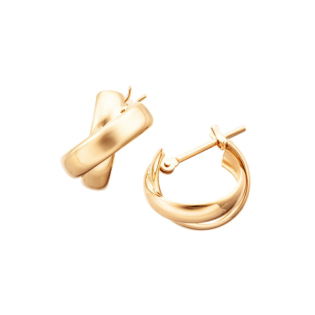 K18イエローゴールドピアス