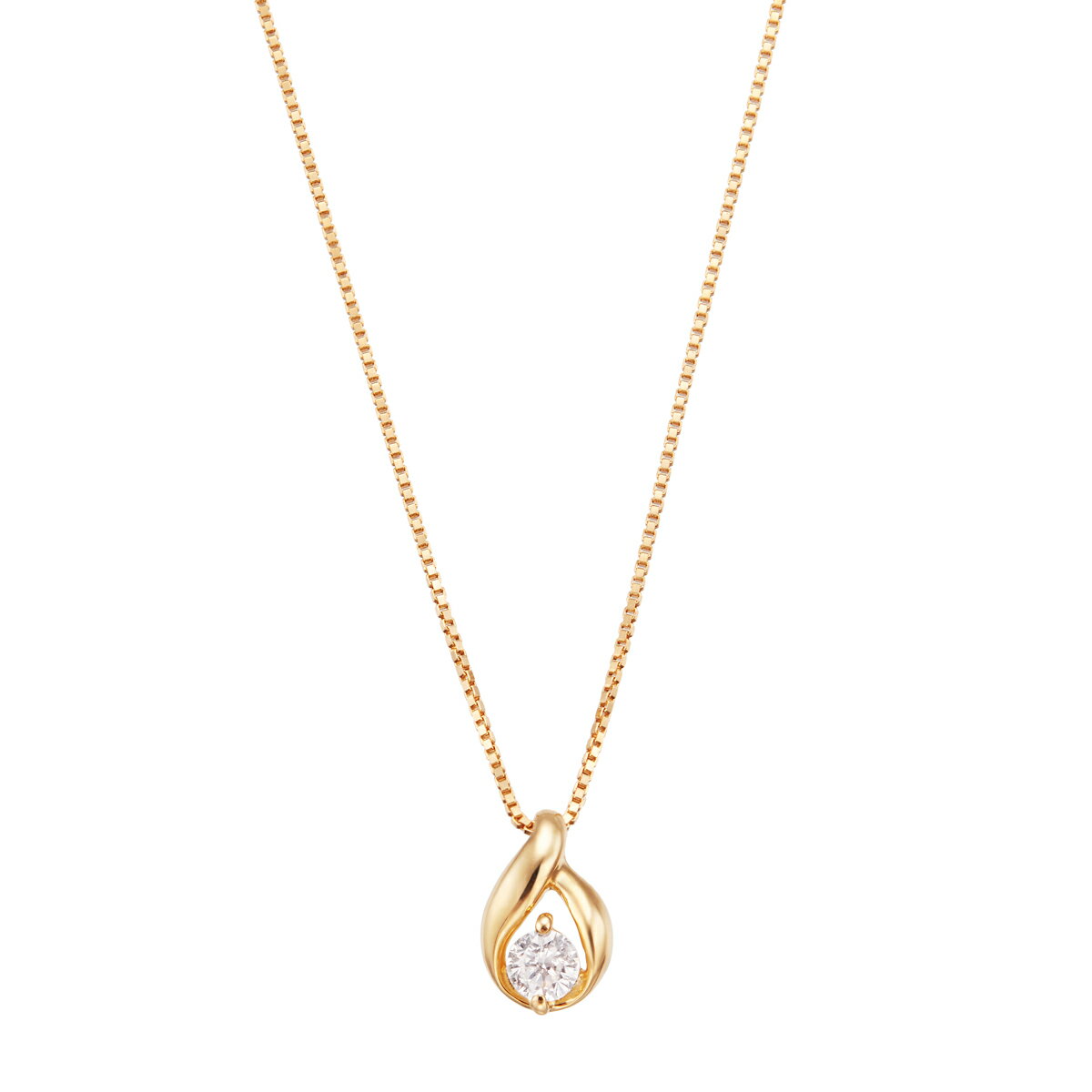 k18ゴールド ダイヤモンドペンダント ネックレス 最終値下げ K18イエローゴールドダイヤモンドネックレス(RPN342-002)|TSUTSUMI