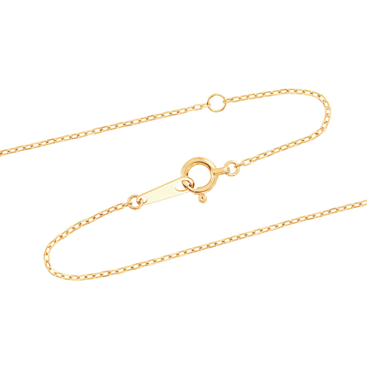 K18イエローゴールドダイヤモンドネックレス