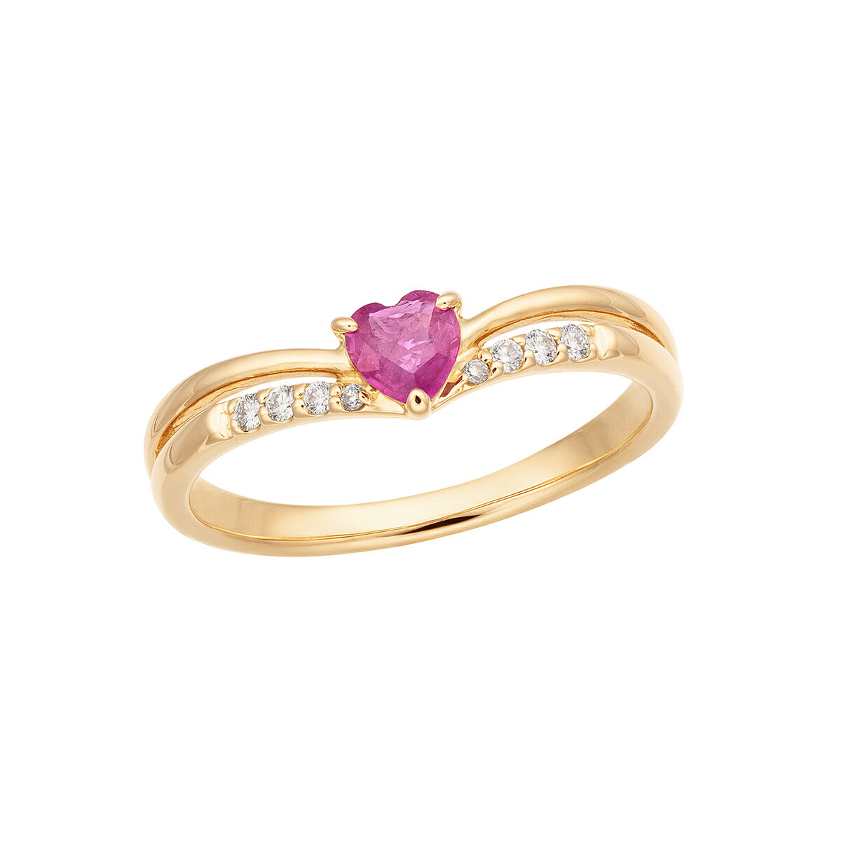 樂天商城 - K18イエローゴールドルビーリング