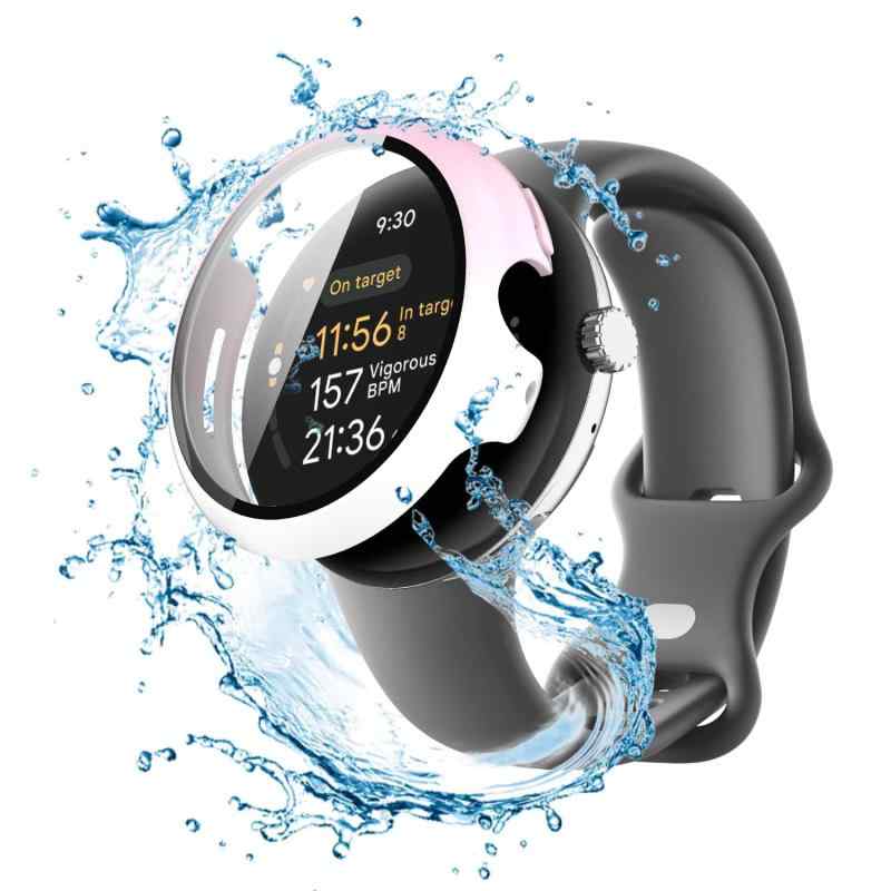 乐天商城 - Google Pixel Watch 3 45mm Parent用 カバー ケース アップルウォッチ保護カバー ガラスフィルム 一体型 防水 防塵 フィルム 保護フィルム【HUKWIMO】 傷に強い 気泡ゼロ 極薄 撥水撥油 反射低減 スクリ