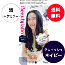 【送料無料】ビューティラボ ホイップヘアカラー グレイッシュネイビー 300g