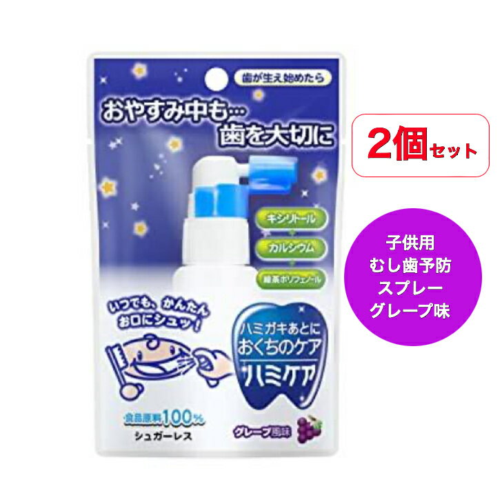 【送料無料】 【2個セット】丹平製薬 ハミガキのハミケア グレープ風味 (25g) シュガーレス 乳児用規格適用食品