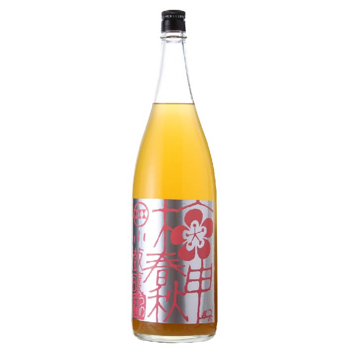 梅申春秋 【小鼓】梅酒 梅申春秋 （ばいしんしゅんじゅう） 1800ml【完熟梅ペースト・濃厚・10度・トロトロ・味わいの梅酒】【西山酒造場・兵庫県・メーカー直送】