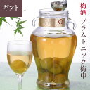 【小鼓・ギフト】梅酒 プラムトニック梅申 梅入り・箱入り・レードル付き 1500ml【梅の旨味・16度・プレゼント・おしゃれ・きれいな瓶】【西山酒造場・兵庫県・...