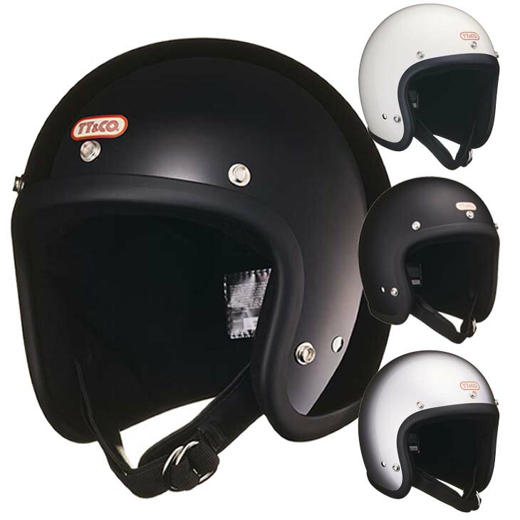 TT&CO. スーパーマグナム スモールジェットヘルメット ビンテージ ジェットヘルメット SG/PSC/DOT M/Lサイズ57-58cm …