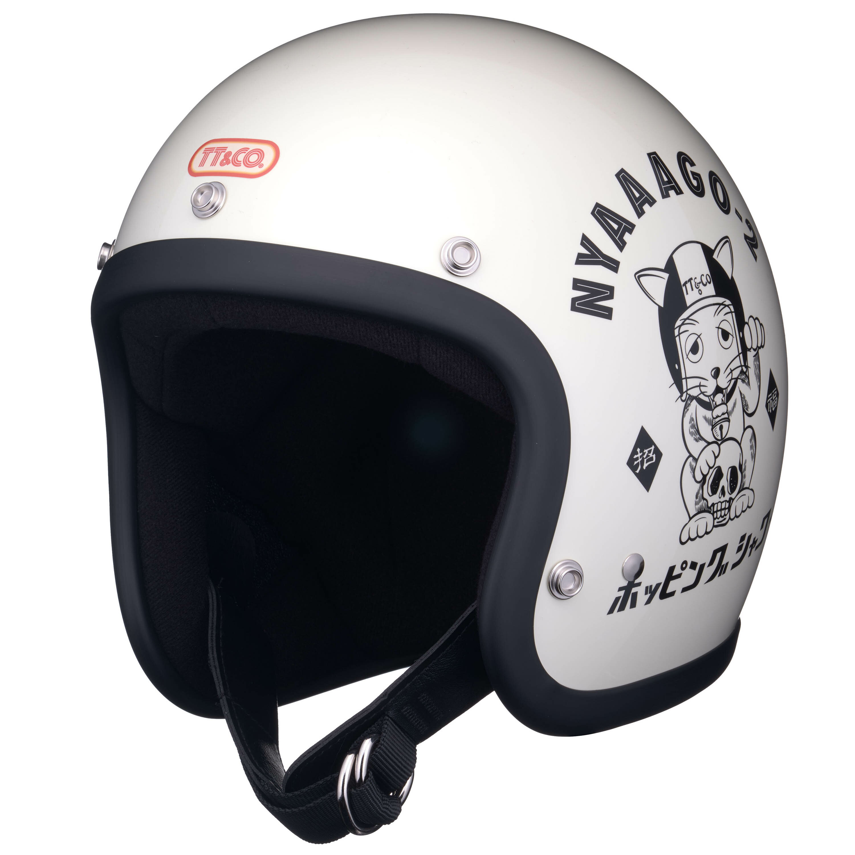 TT&CO. ホワイト ジェットヘルメット DOT 楽天市場】ヘルメット tt&co(カラーホワイト)の通販