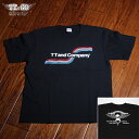 TT&CO. レインボー　Tシャツ　ブラック　バックプリント有