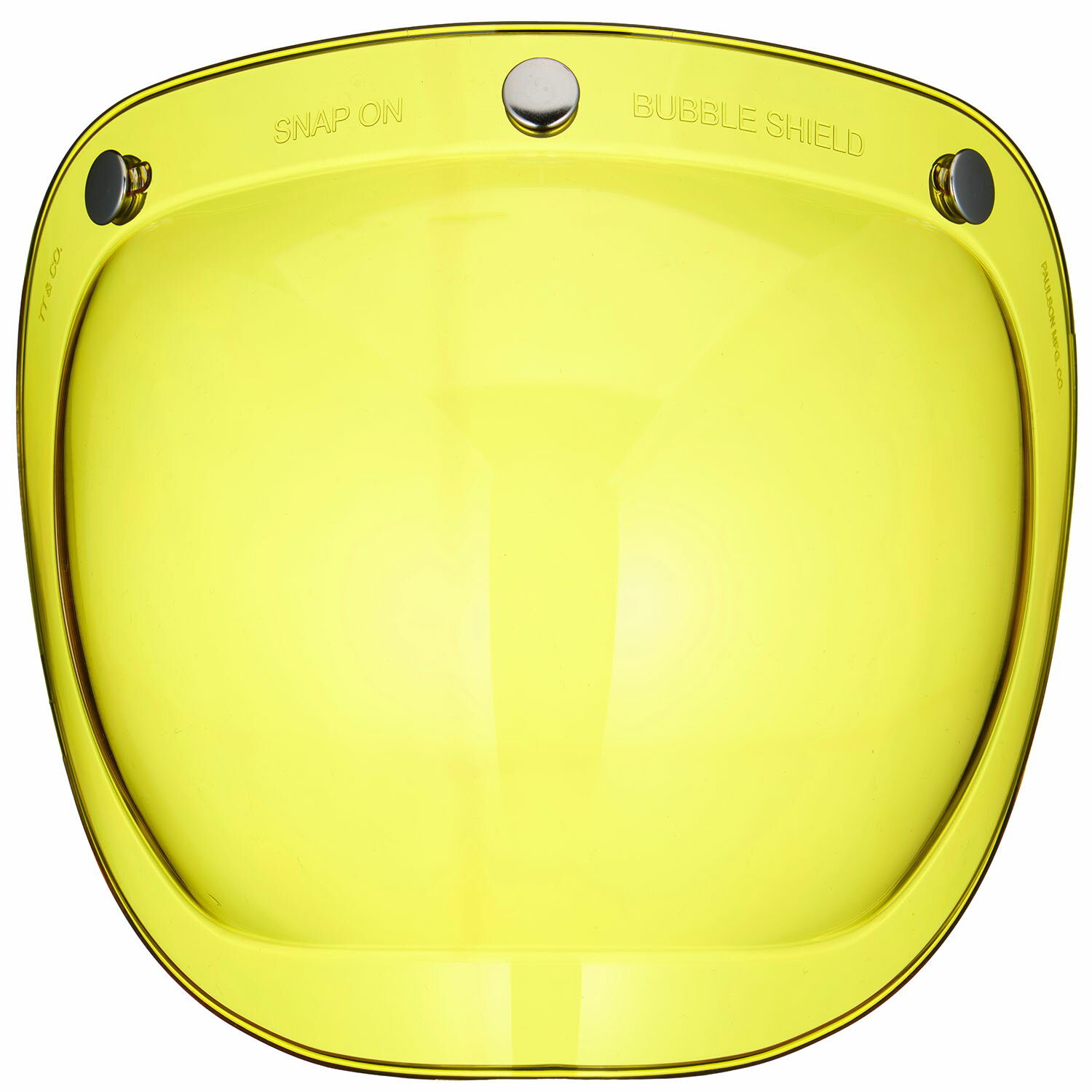 TT&CO. ポールソン　バブルシールド　イエロー　ジェットヘルメット バイザー フルフェイス ビンテージ(2)