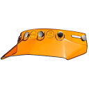 TT&CO. 570visor アンバー モトクロス バイザー フルフェイス ビンテージ(2)