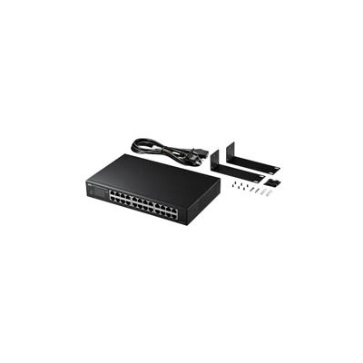 Option - サンワサプライ [LAN-GIGAH24L] Giga対応スイッチングハブ(24ポート・ループ検知機能付き)