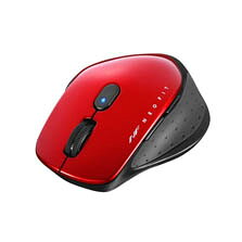 バッファロー [BSMBW510MRD] 無線 BlueLED 5ボタン ネオフィットマウス Mサイズ レッド