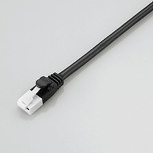 乐天商城 - エレコム [LD-CTT/BK10/RS] EU RoHS指令準拠 CAT5E対応 爪折れ防止 LANケーブル 10m/簡易パッケージ仕様(ブラック)