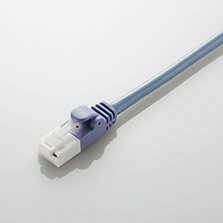 乐天商城 - エレコム [LD-CTT/BU20/RS] EU RoHS指令準拠 CAT5E対応 爪折れ防止 LANケーブル 20m/簡易パッケージ仕様(ブルー)