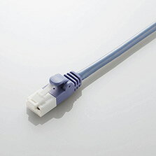 エレコム [LD-CTT/BU30/RS] EU RoHS指令準拠 CAT5E対応 爪折れ防止 LANケーブル 30m/簡易パッケージ仕様(ブルー)