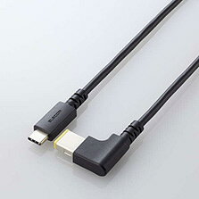 エレコム [DC-PDL20BK] ノートPC用充電ケーブル(USB Type-C/DC角コネクター/60W)