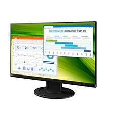 EIZO [EV2360-BK] EV2360-BK(22.5型/1920×1200/DisplayPort(HDCP 1.3)、HDMI(HDCP1.4)、D-Sub 15 ピン(ミニ)/ブラック)