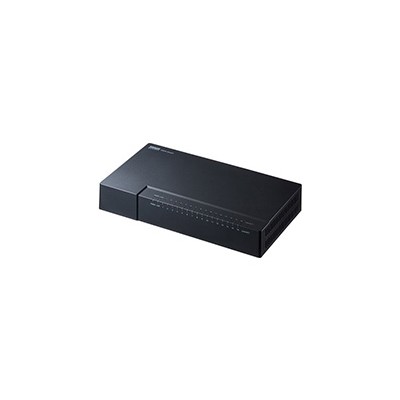■製品タイプ：スイッチングハブ ■対応通信規格：IEEE802.3(10BASE-T Ethernet)、IEEE802.3u(100BASE-TX Fast Ethernet)、IEEE802.3ab(1000BASE-T) ■ポート_詳細：●規格:IEEE802.3(10BASE-T Ethernet)、IEEE802.3u(100BASE-TX Fast Ethernet)、IEEE802.3ab(1000BASE-T)●ポート構成:1000BASE-T/100BASE-TX/10BASE-T(RJ-45)AUTO-MDIX×16ポート ■キャッシュメモリ：バッファメモリ:512Kbytes(各ポートに動的割当て) ■最大スタック段数： ■無線機能： ■アップリンク-バックボーン接続： ■本体外形寸法：本体:W216×D118×H42mm ■質量：約514g(本体のみ) ■消費電力：消費電力(MAX):9.23W ■省電力機能：リンクしていないポートを自動判別し電力供給を抑える省電力機能を搭載(最大57%) ■エネルギー消費効率： ■適合規格：●VCCI規格:CLASS B●RoHS 6 ■保証期間： ■保証期間： ■サポート情報： ※不良を除いて返品不可。※製品イメージは実際の製品と異なる場合があります。※商品の詳細につきましてはメーカーホームページからご確認ください。