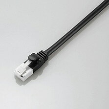 エレコム [LD-CTT/BK2/RS] EU RoHS指令準拠 CAT5E対応 爪折れ防止 LANケーブル 2m/簡易パッケージ仕様(ブラック)