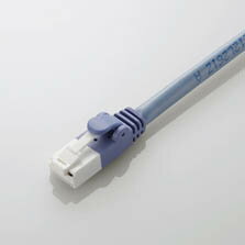 乐天商城 - エレコム [LD-GPT/BU1/RS] EU RoHS指令準拠 CAT6対応 爪折れ防止 LANケーブル 1m/簡易パッケージ仕様(ブルー)