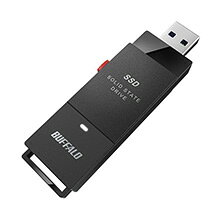 バッファロー [SSD-PUT1.0U3-BKC] USB3.2(Gen1) ポータブルSSD 1.0TB スティック型