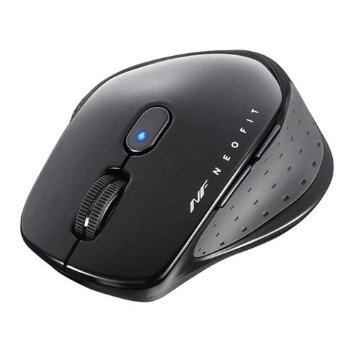 BUFFALO [BSMBW510MBK] 無線 BlueLED 5ボタン ネオフィットマウス Mサイズ ブラック