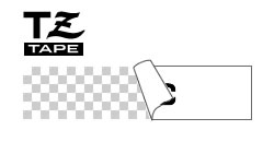 ブラザー工業 [TZE-SE4] TZeテープ ピータッチ専用テープ(セキュリティテープ)18mm