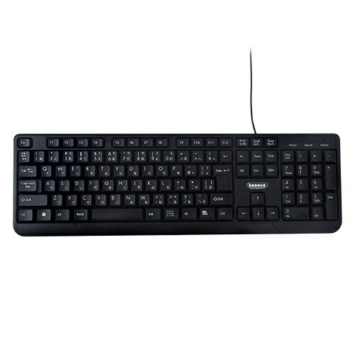 スリー・アールシステム [3R-KCKB04UBK] 108キーUSB接続キーボードブラック