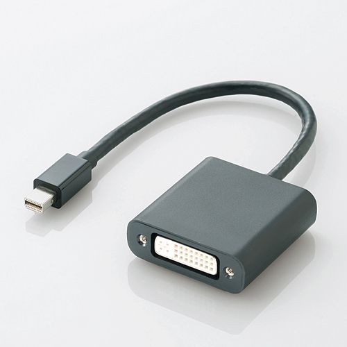 エレコム  miniDisplayPort変換アダプタ/forAPPLE/DVI/ブラック