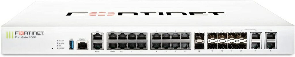 FORTINET [FG-100F-BDL-FC] FortiGate100F UTMプロテクション版