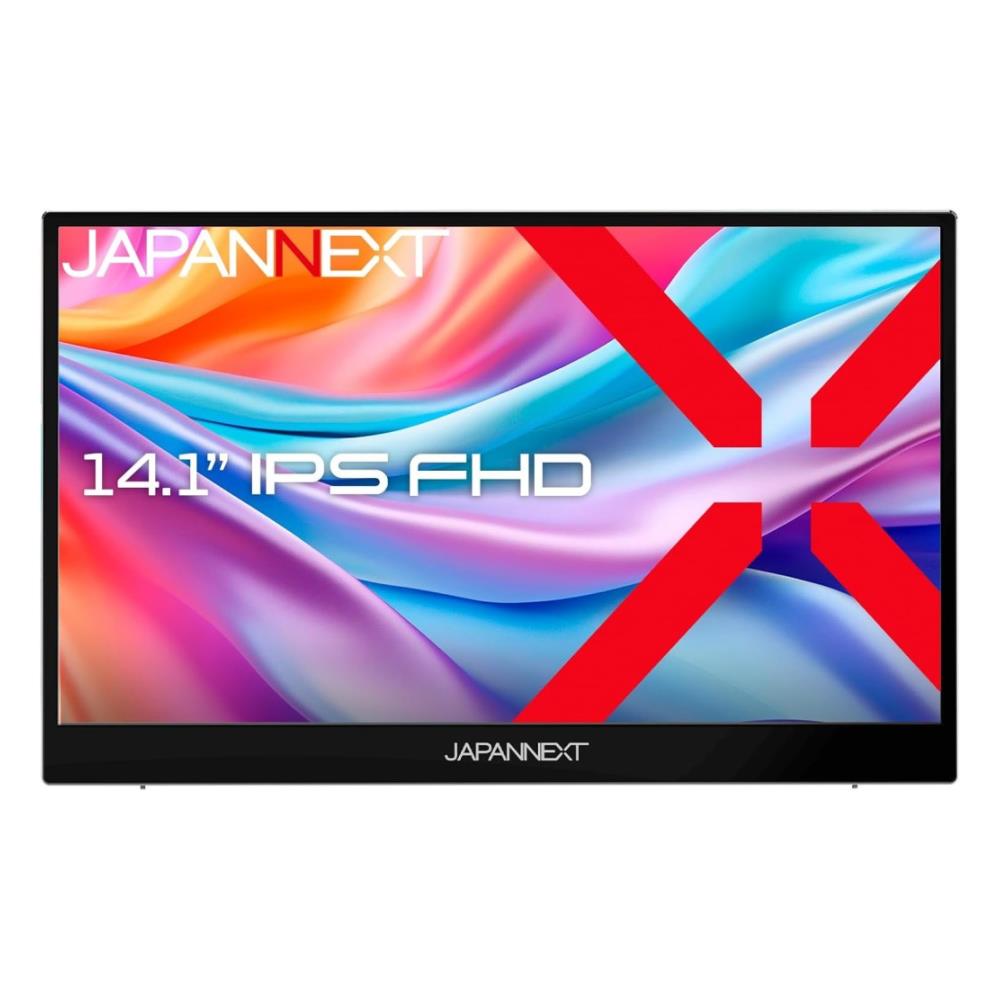 ジャパンネクスト [JN-MD-IPS141FHDR] 14.1インチ ワイド モバイルディスプレイ(1920x1080/IPS/miniHDMI/TypeCx2/スピーカー/非光沢/2年保証)