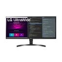 LG Electronics [34WN750-B] 34インチ UltraWide液晶 3440x1440 フリッカーセーフ ブルーライト低減 IPS 5ms HDR10 DPx1 HDMIx2 Speaker 7Wx2 Freesync 