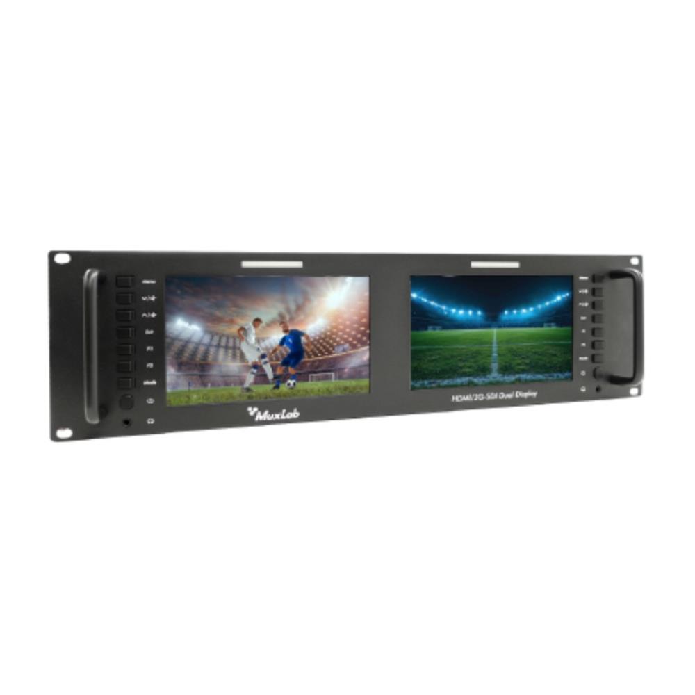 MuxLab [MUX-PV500841-V2] 4K30p対応HDMI/3G-SDIデュアルモニター